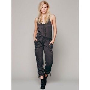 Free People Roaring Rayon Jumpsuit size 2